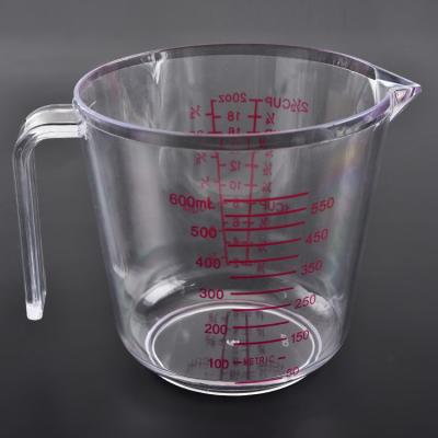 China Viable Cooking Tools Plastic Measuring Cup With Scale Multifunctional Kitchen Cooking Measuring Cup for sale