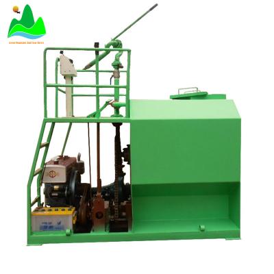 China Diesel Engine Hydraulic Grass Seed Spraying Mulcher And Hydroseeding Machine Small Tank for sale