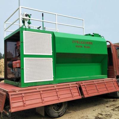 China Slope Plant Grass Seed Machine Fertilizer Fiber Greening Spraying Hydroseeder For Lawn for sale