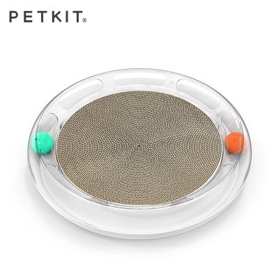 China PETKIT Viable Cat Toy Cat Scratcher with Lane, Catnip and Bell Ball Attractive to Cats for sale