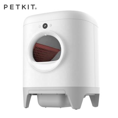 China PETKIT PURA X Smart Self Cleaning Cat Litter Box Automatic Cat Viable Automatic Toilet with Mobile App Control for sale