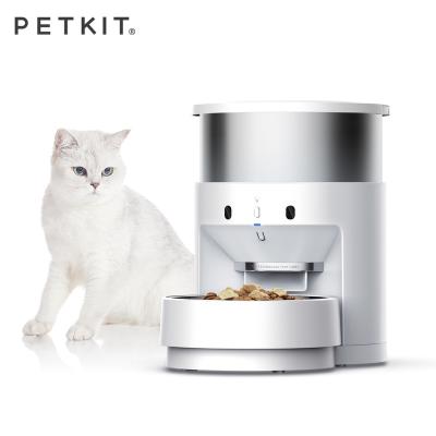 China Element 3 Automatic COOL Planet PETKIT Smart Pet Feeder with 304 Stainless, Rotating Bowls, 3L 5L Capacity for sale