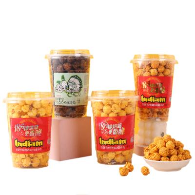 China Caramel /Chocolate/ Honey Butter Flavor Popcorn With Gluten Free Barrels for sale