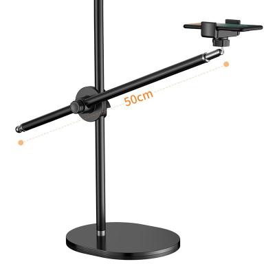 China PORTABLE High Power Three Color Led Ring Light Live Stand Makeup Light Holder Tripod Stand for Ring Photographic for sale