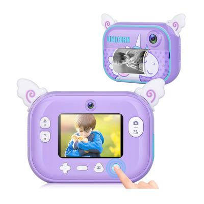 China Mini Kids Camera with Big Screen 1080P FHD Kids Digital Instant Printing Photo // Fotograficas Instantaneas Cameras Device for sale