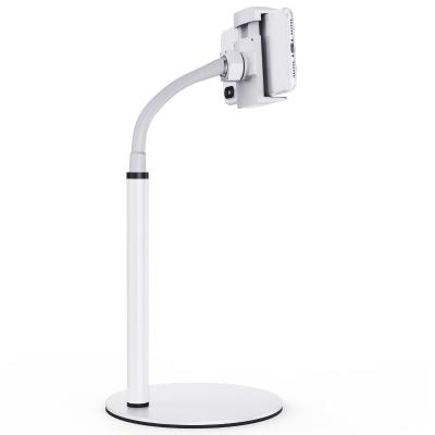 China Adjustable Gooseneck Tablet Mount 360 Degree Rotating Adjustable Desktop Stand for Cell Phones for sale