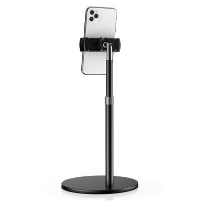 China 2021 Adjustable Portable Desktop Stand Cell Phone Tripod Stand Fit For iPad Tablet Holder Stand For Outdoor Office for sale