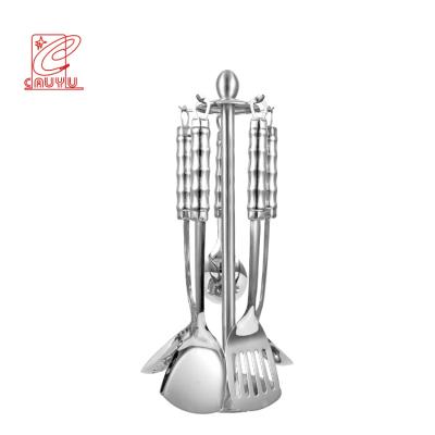 China Chuangyu Stainless Steel Soup Laddle Dinnerware Kitchen Utensils Tableware Set High Quality Viable Elegant for sale