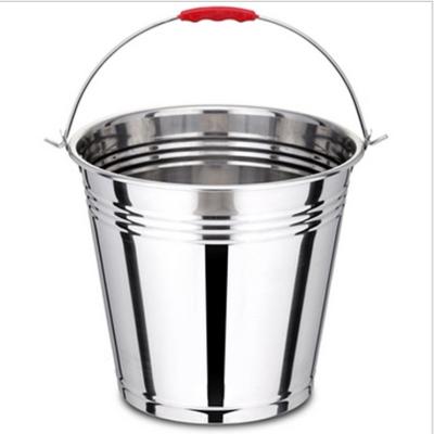 China Sustainable 4/5/6L Stainless Steel Water Bucket With Lid for sale