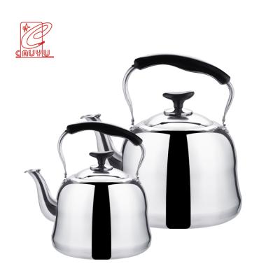 China Sustainable Non-Electric Stainless Steel Water Kettle Professional Whistling Kettle for sale