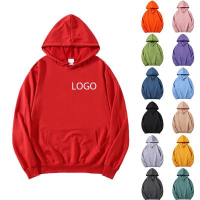 China OEM Free Men Logo Printed Cotton Oversize Hoodies Simple Anti-wrinkle Anti-Wrinkle Pullover Hoodies for sale