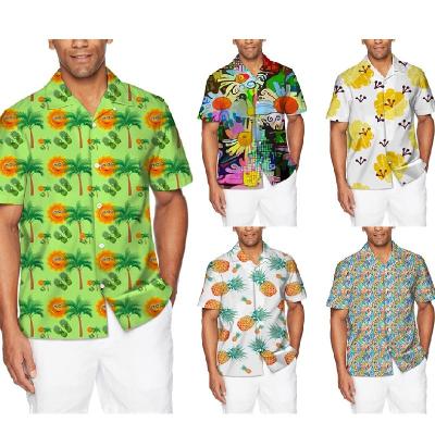 China New Fashion Casual Shirt Men's Anti-Pilling Button Anti-Pilling Collar Hawaii Shirts for sale