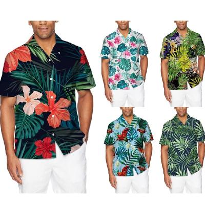 China Wholesale Custom Made Hawaiian Shirt Short Sleeve Button Up Shirt For Men Casual for sale