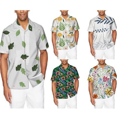 China OEM Hawaiian anti-pilling shirt fishing button custom made shirts men's oversized shirts for men customize for sale