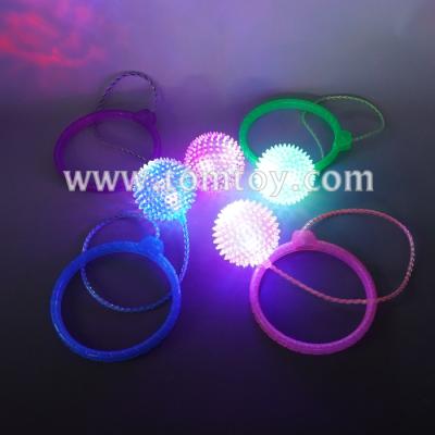 China Over 3 Years Kids Fitness Jump LED Light Up Ankle Jump Swing Ball for sale