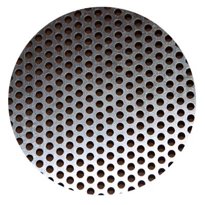 China Door And Window Protection Building Round Hole Perforated Plate Perforated Aluminum Mesh Sheet 1m Length for sale