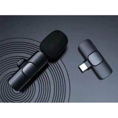 China Type-c Wireless Microphone Live Stream Wireless Lavalier Studio Microphone Game Noise Reduction Auto-sync Hot Selling Microphones Interview Microphone for sale