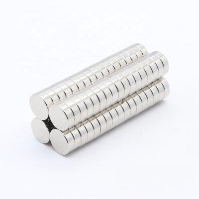 China Free Samples 12*3 Ndfeb Materials Industrial Neodymium Magnetic Round Magnet Permanent Magnet Disc Magnet for sale