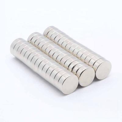 China Free Samples 15*4 Ndfeb Materials Industrial Neodymium Magnetic Round Magnet Permanent Magnet Disc Magnet for sale