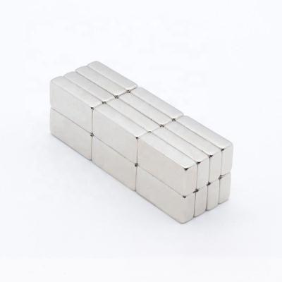 China Industrial Rectangular Magnet Free Samples 20*10*5 Electroplated Nickel Block Ndfeb Square Neodymium Magnet for sale