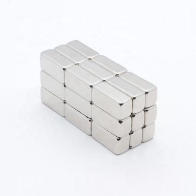 China Industrial Rectangular Magnet Free Samples 20*10*8 Magnet Plated Nickel Block Ndfeb Square Neodymium Magnet for sale