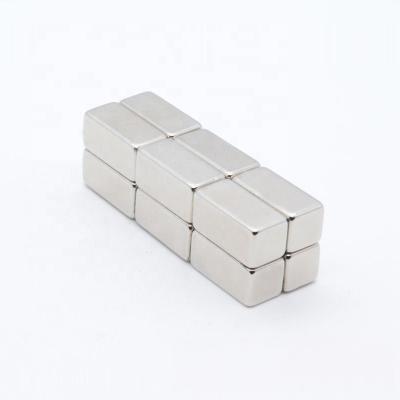 China Industrial Rectangular Magnet Free Samples 20*10*10 Electroplated Nickel Block Ndfeb Square Neodymium Magnet for sale