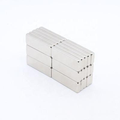 China Industrial Rectangular Magnet Free Samples 30*10*4 Neodymium Magnet Plated Nickel Block Ndfeb Square Magnet for sale