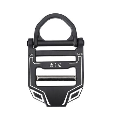 China New Arrival Washable.eco-friendly.durable.attractive and hook accessories black belt buckle white belt buckle wholesale 40mm patent product for sale