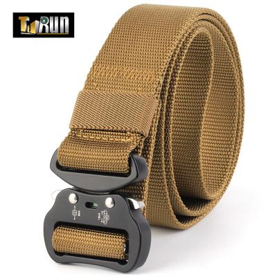 China 38mm Ultra Light Weight Aluminum Alloy Buckle Multifunctional Nylon Wear-Resistance Men's Work Belt for sale