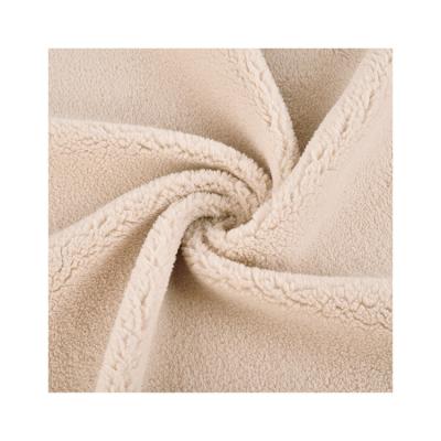 China Super Soft Environmental Protection Faux Fur Fabric Waterproof Baby Soft 100% Polyester & Minky Fleece Fabrics for sale