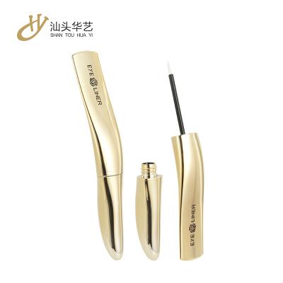 China High Quality Empty Thin Tube Design Gold Eyeliner Liquid Eyeliner Container for sale