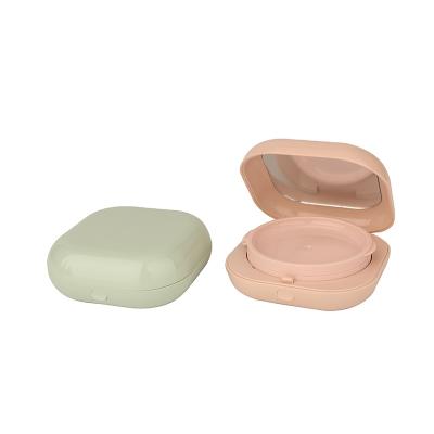 China 2021 Recyclable New Wholesale Accept OEM Air Cushion Case Makeup Compact Powder Cosmetic Case With Mirror for sale