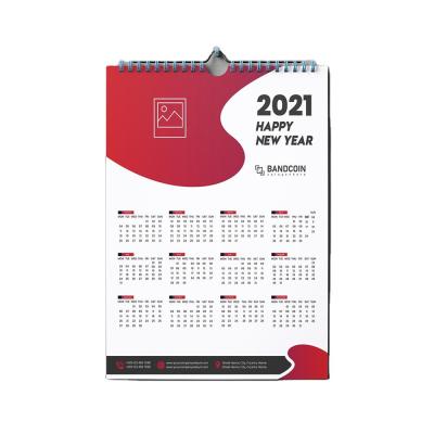 China paper & Custom Cardboard 2022 Wall Calendar Printing Perpetual Calendar For Advertising for sale