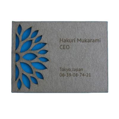 China paper & Wholesale Custom Luxury Die Cut Business Card Cardboard Printing Business Card for sale