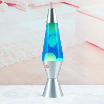 China New Modern Novelty Design Aluminum Base Rocket Table Lava Lamp Small Customized 13 Inch Color Night Lava Lights for sale