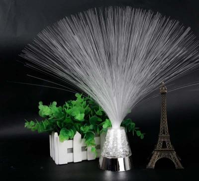 China Plastic Base (abs+ps) RGB Color Changing Fiber Optic Crystal Lamp for sale