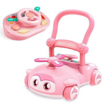 China Multifunctional Kids Educational Activity Center EVA Flash Lamp Blades First Babies 2 in 1 Musical Baby Walker for sale