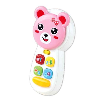 China Multifunctional Purpose Early Learning Electric Plastic Cartoon Baby Mobile Phone Educational Musical Toys for sale