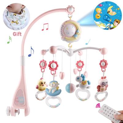 China Musical Crib Hanger Bell Multifunctional Purpose Projection Bedside Baby Timing Mobiles For Baby Crib for sale