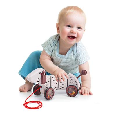 China Amazon Best Selling Baby Smart String Pull Along Toy Dog Baby Walking Toys For Toddlers for sale