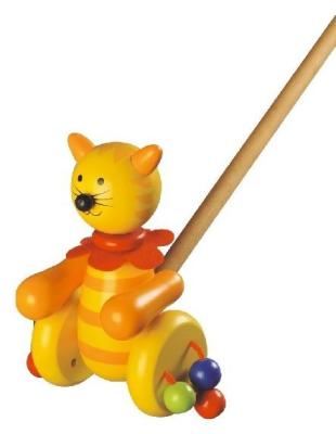 China Wooden made in china baby wooden rolling big walker for sale