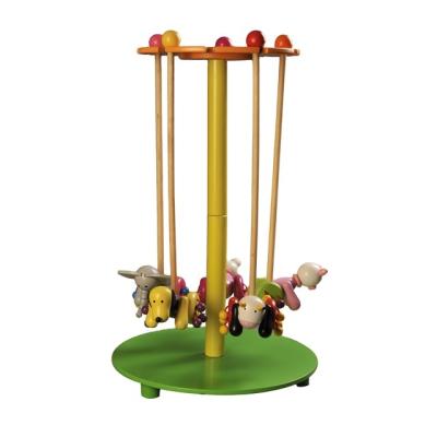 China Ride on Toy Wooden Walking Along and Pushing Animal Duck Dog Wooden Pull Along Toy for sale