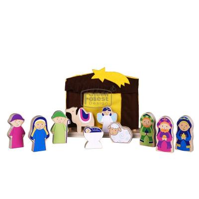 China Best Christmas Gift 26ROL02C For Children Nativity Figures Holy Tale Of Jesus Christmas Decoration With Nativity Set Christmas Toy for sale