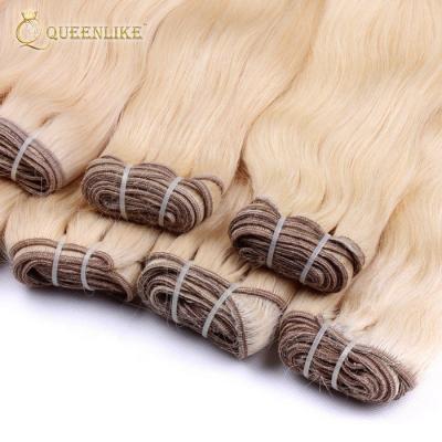 China Silky Straight Wave 100 Cuticle Aligned Raw Virgin Human Hair Blonde Mink Hair Vendor for sale