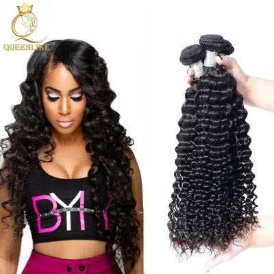 China Natural Peruvian Remy Human Hair Deep Wave Mink Deep Wave Hair Extension for sale