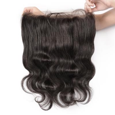 China Body Wave 10a Grade Unprocessed Virgin Human Hair 360 Lace Closure for sale