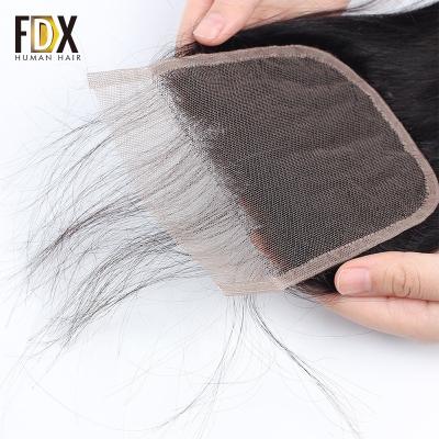 China Indian Hair Pulled Closures Vendor Silky Straight Human Double Wave for sale