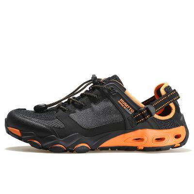 China Fashion Trend New Humtto Outdoor Mesh Breathable Anti-slip Drainage Mountaineering Trail Shoes Wading Shoes for sale