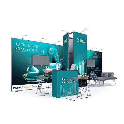 China DIY Luxury Modular Fair Shows Exhibition Stand Design Booth For Trade Shows for sale