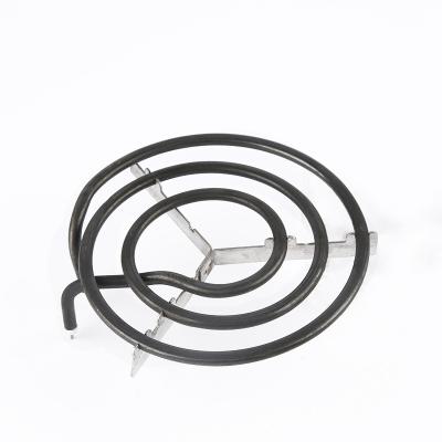 China 201 Stainless Steel Factory Electric Stove Single Burner Hot Plate Heating Element/Black Circular Tubular Cooker Coil Heater for sale